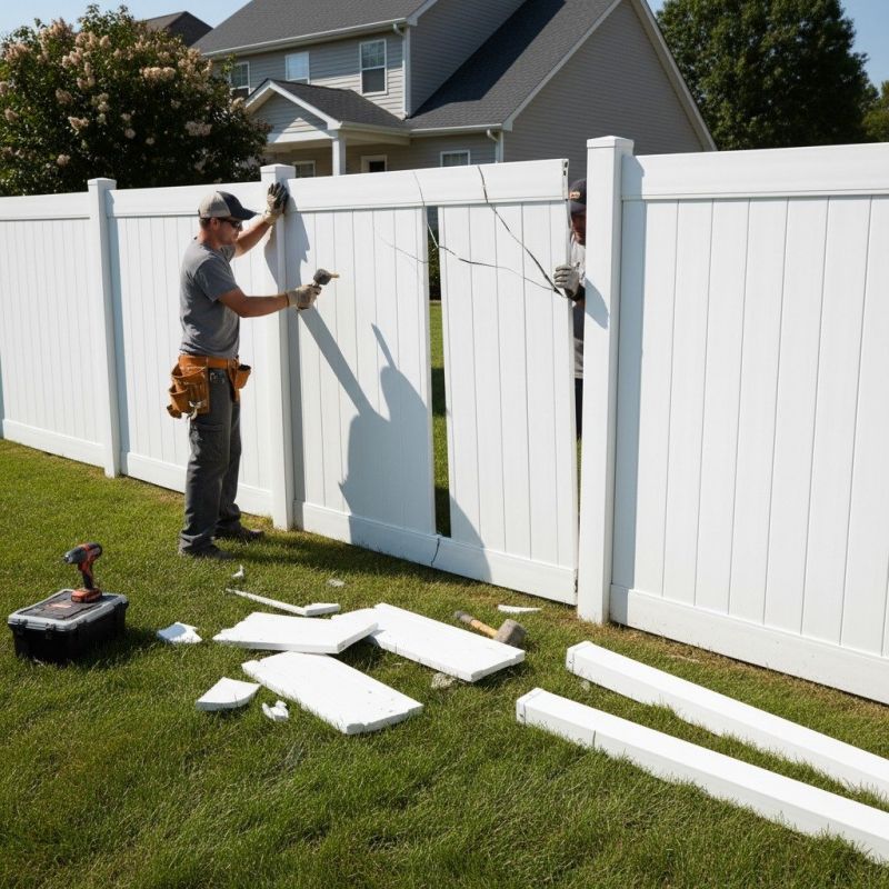 Contact About Vinyl Fence Repair
