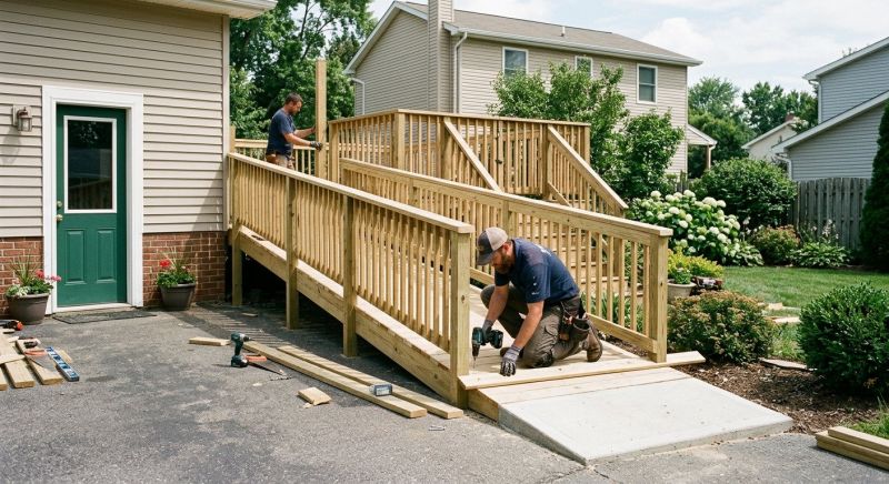 Handicap Ramp Construction in Kansas City, KS