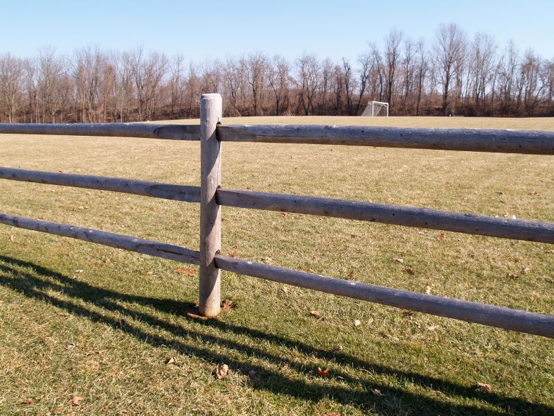 Wooden Farm Fence Installation in Sacramento, CA