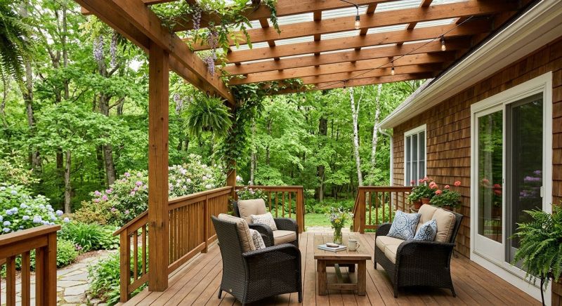 Wooden Patio Installation in Redmond, WA